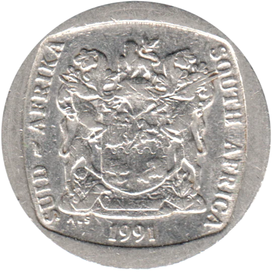 2 Rand, 1991 Obverse