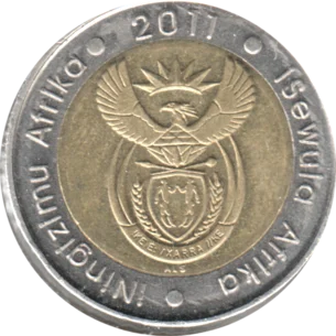 Preview 5 Rand, 2011 obverse