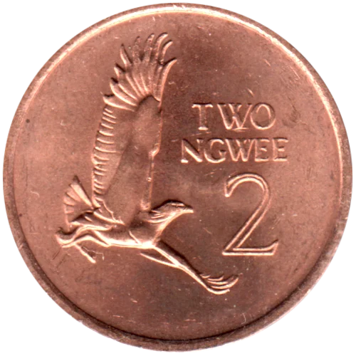 2 ngwee, 1983 Reverse