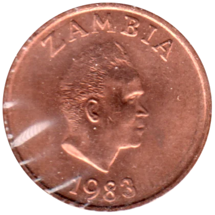 1 ngwee, 1983 Obverse