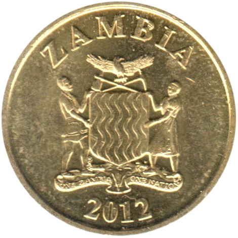 10 ngwee, 2012 Obverse
