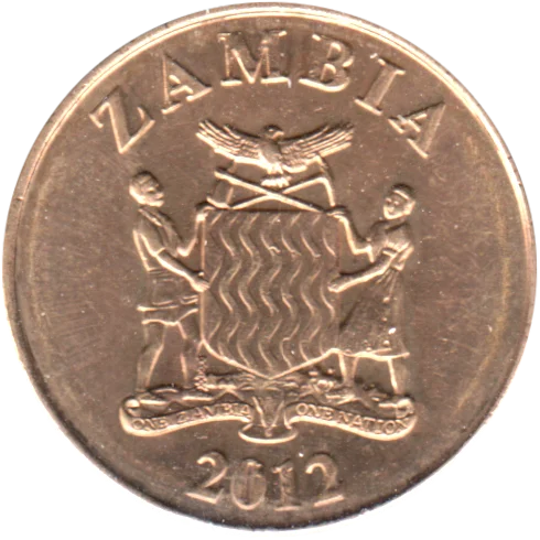 50 ngwee, 2012 Obverse