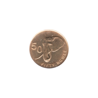 Preview 50 ngwee, 2012 reverse