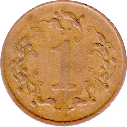 1 cent, 1986 Reverse