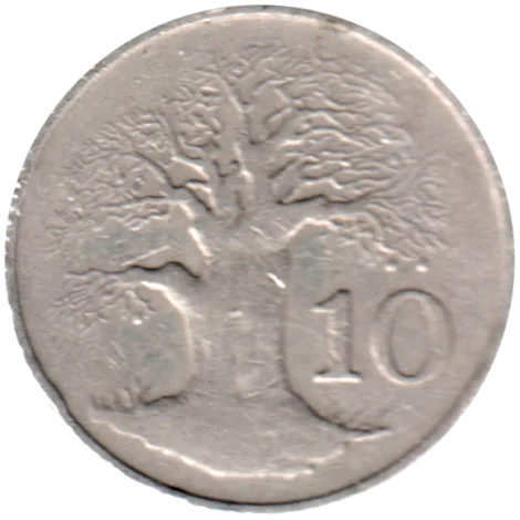 10 cents, 1980 Reverse